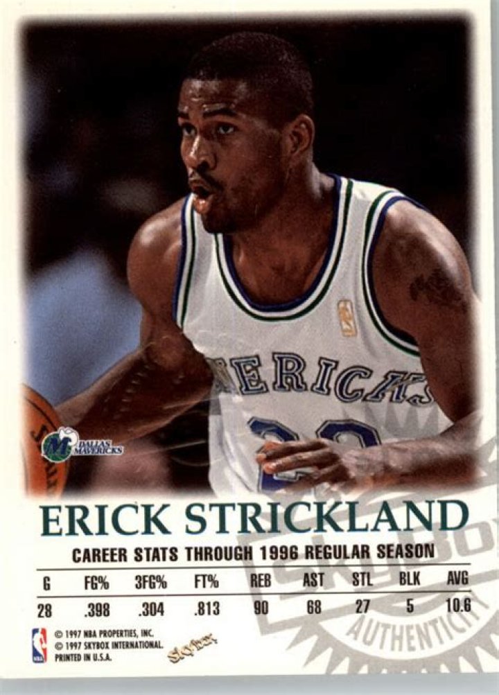 Erick Strickland Biography, Age, Height, Wife, Net Worth, Family